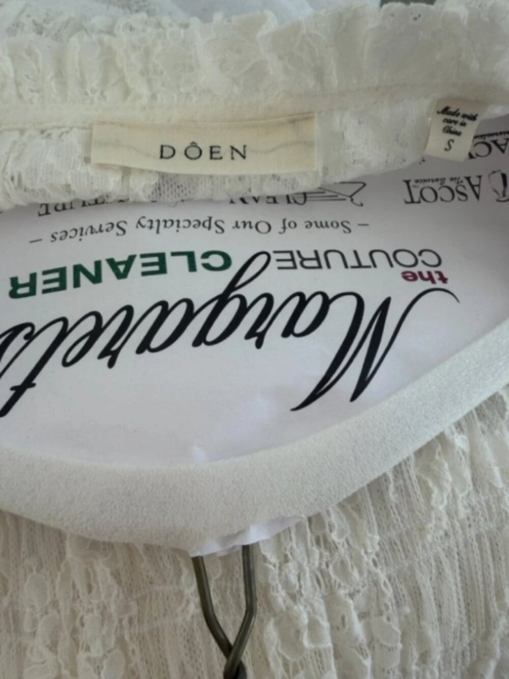 Doen Raquella Lace dress in Salt size small. Like new! - Picture 11 of 11